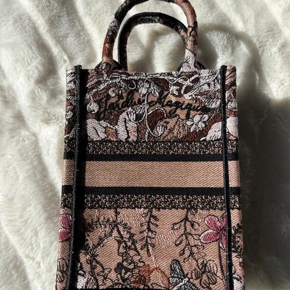 Mini Dior Book Tote in Pink - Picture 15 of 16